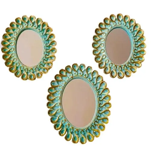 1 moule silicone cadre photo miroir ovale 22cm infini pour plâtre wepam argile résine cire savon polyester ciment k519 ob