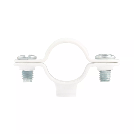 100 colliers de plomberie simples blancs - Ø20 - SCELL-IT - COLBL20