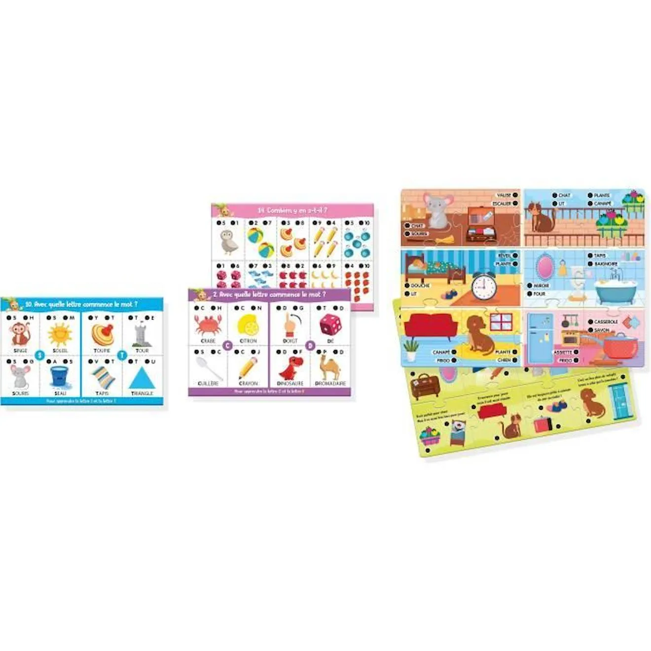ABC & premiers mots - Carotina - abécédaire interactif - LISCIANI orange - Lisciani Giochi