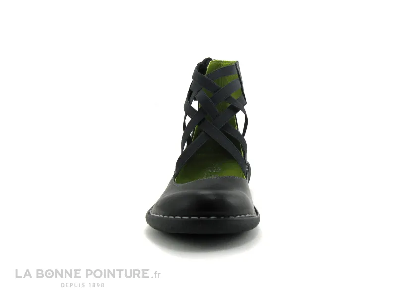 Achat chaussures Jungla Femme Ballerine, vente Jungla 4851 noir elastique montant