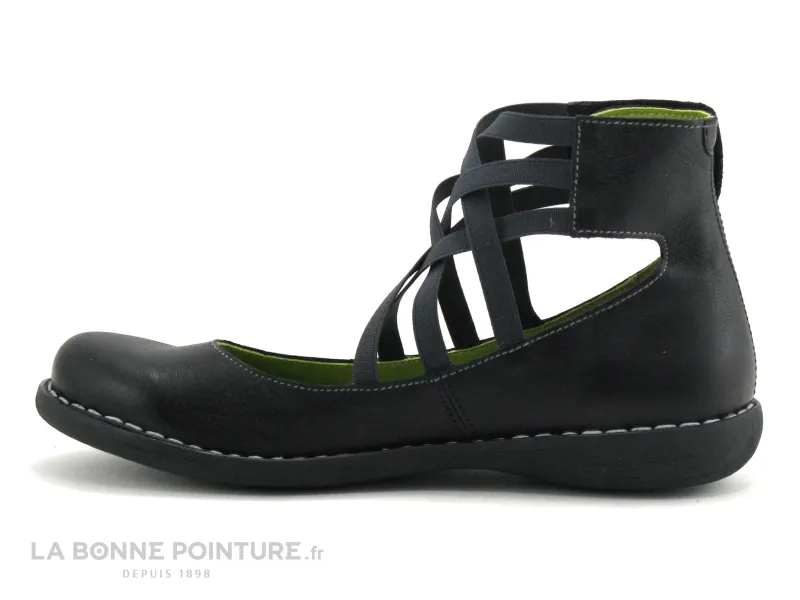 Achat chaussures Jungla Femme Ballerine, vente Jungla 4851 noir elastique montant