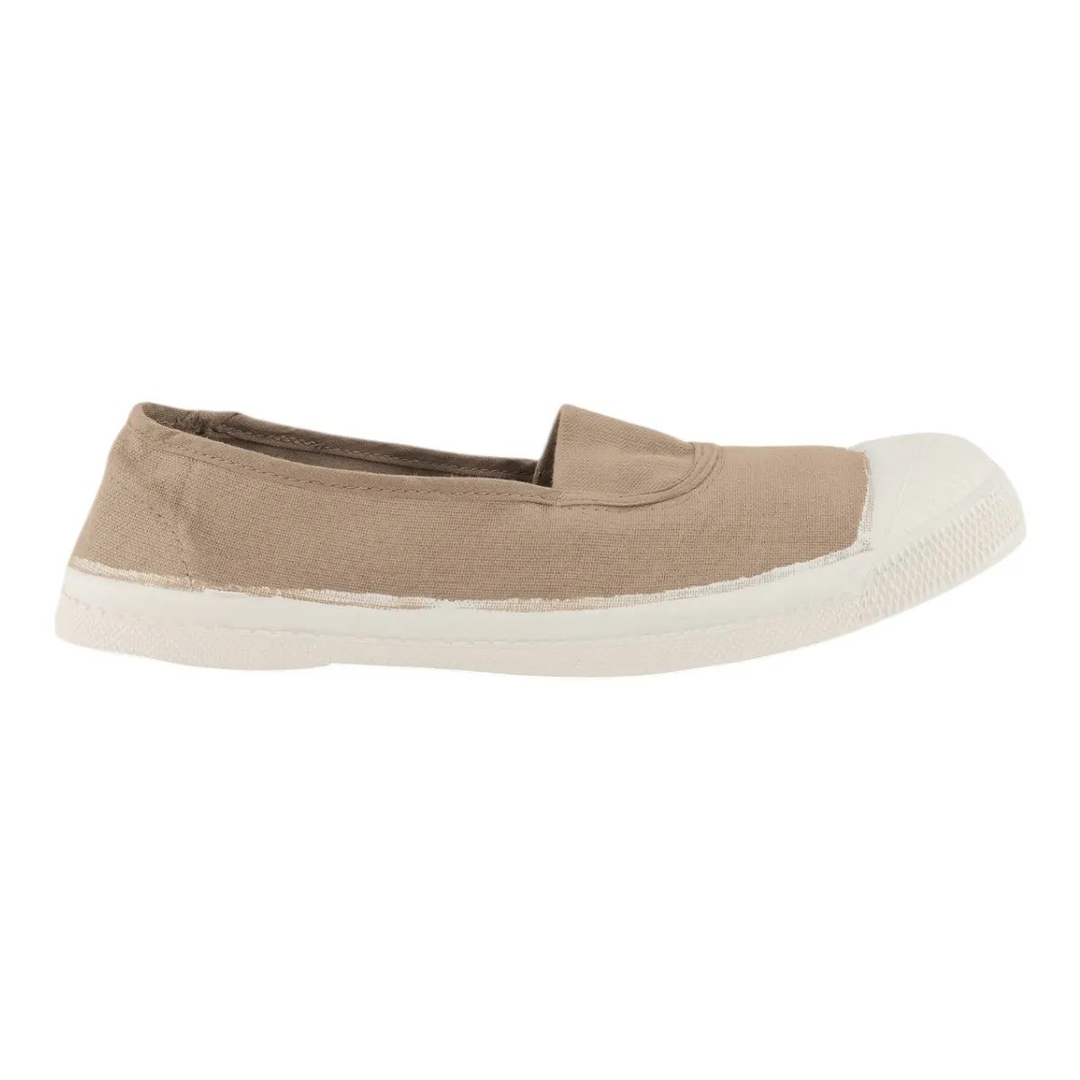 Ballerines et babies Bensimon tennis elastique beige