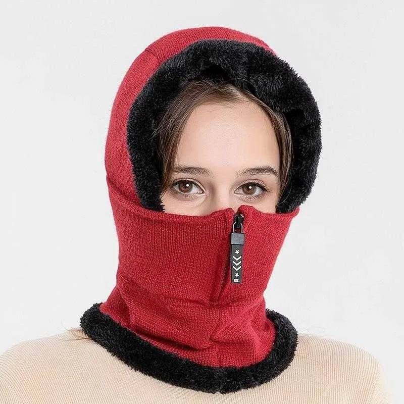 Cagoule avec cache-cou
