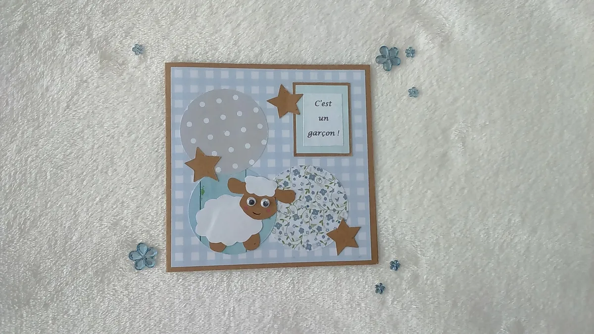 Cartes naissance mouton