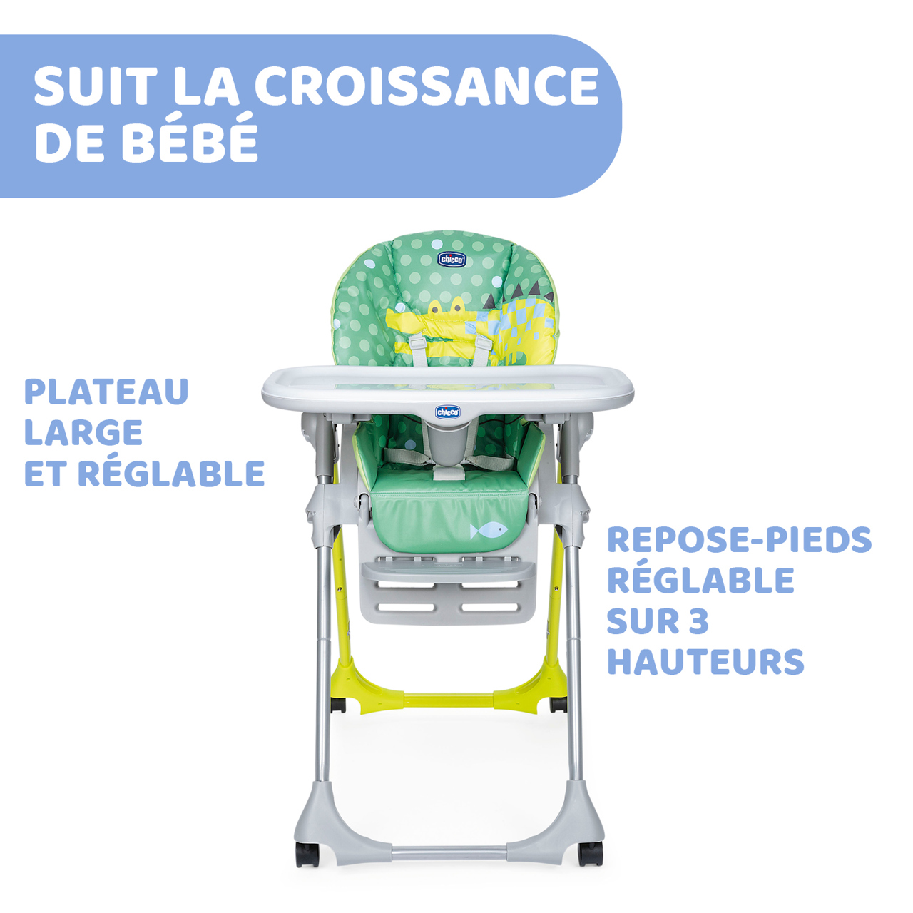 Chaise Haute Polly Easy