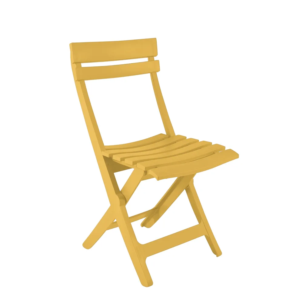 Chaise miami pliante Jaune Indien