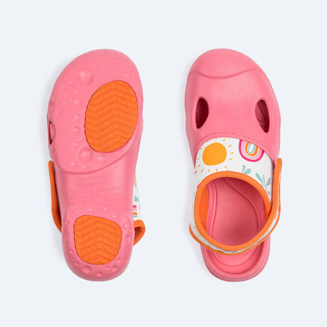 Chaussure Sabot Piscine enfant CLOG 500 Gazelle Menthe