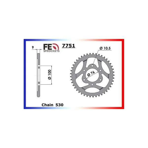 COURONNE ACIER GSF.1200.BANDIT'96/04 46 530