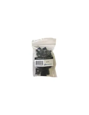 Embases colliers d.9 par 10 noir - ELECTRALINE - 779554