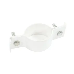 Filiac 6 colliers de fixation pour Poteau rond BLANC ø 48mm