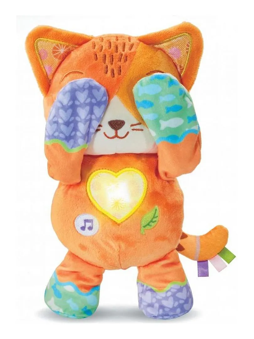Fripon cache-cache chaton - Peluche interactif - Multicolore