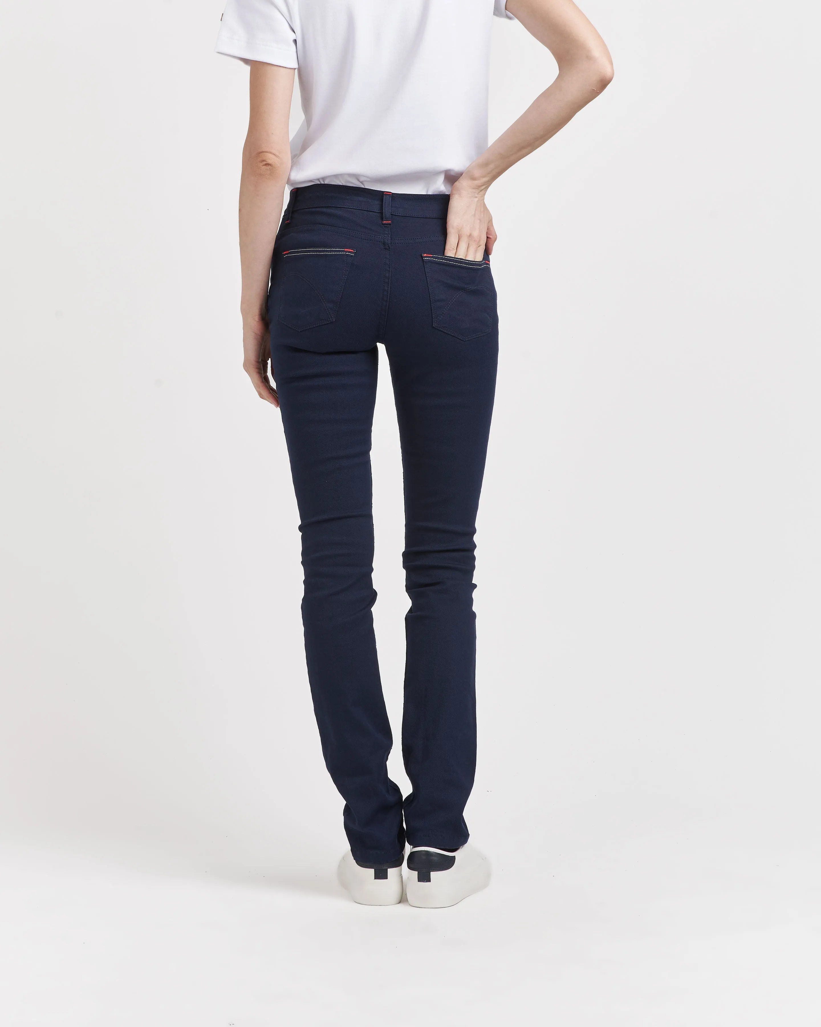 Jean femme ajusté taille standard France Rugby - Augusta