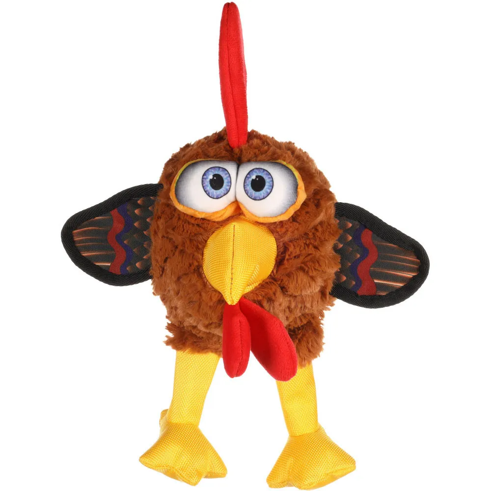 Jouet poule eya 32 cm pour chien