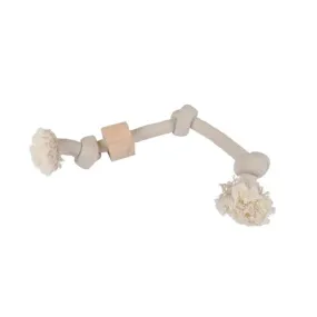 Jouet pour chien "corde 3 nœuds" 48cm naturel