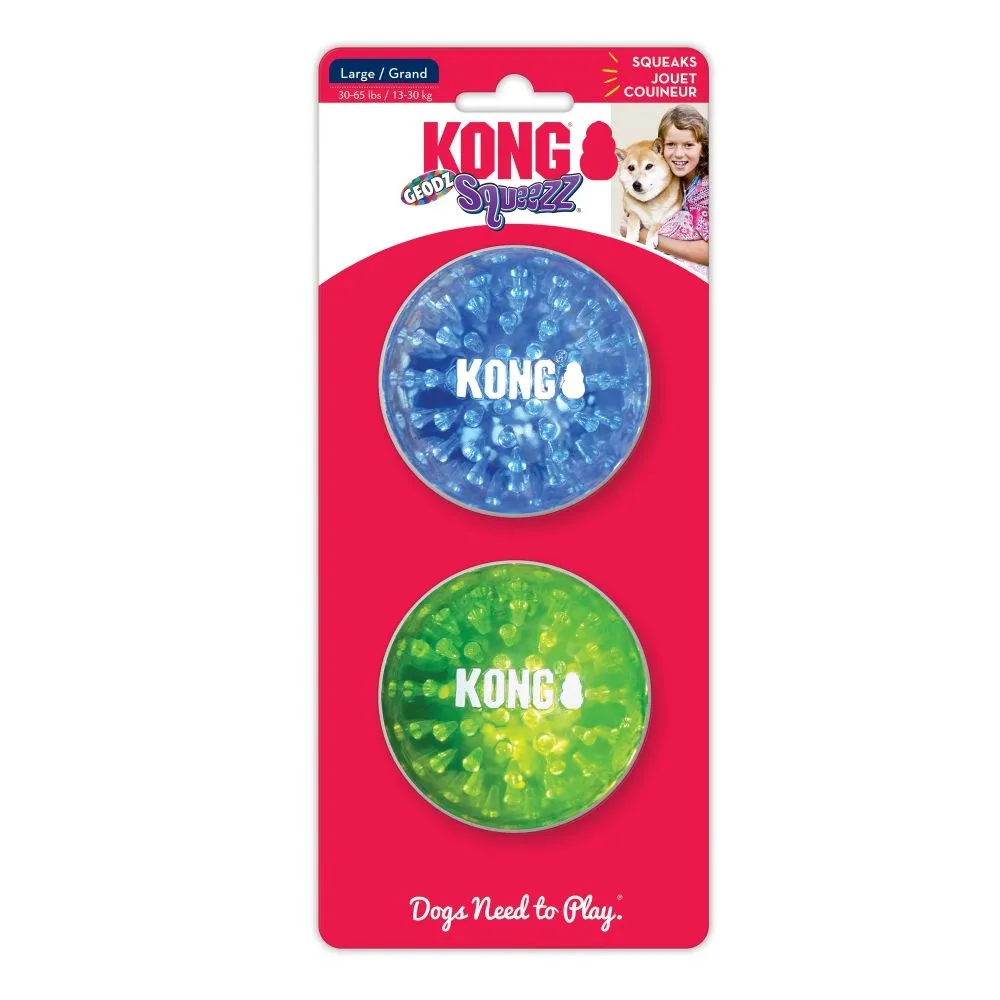 Jouet pour chien squeezz geodz - coloris aléatoire L