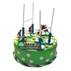 Kit decor gateau rugby - decor patisserie 