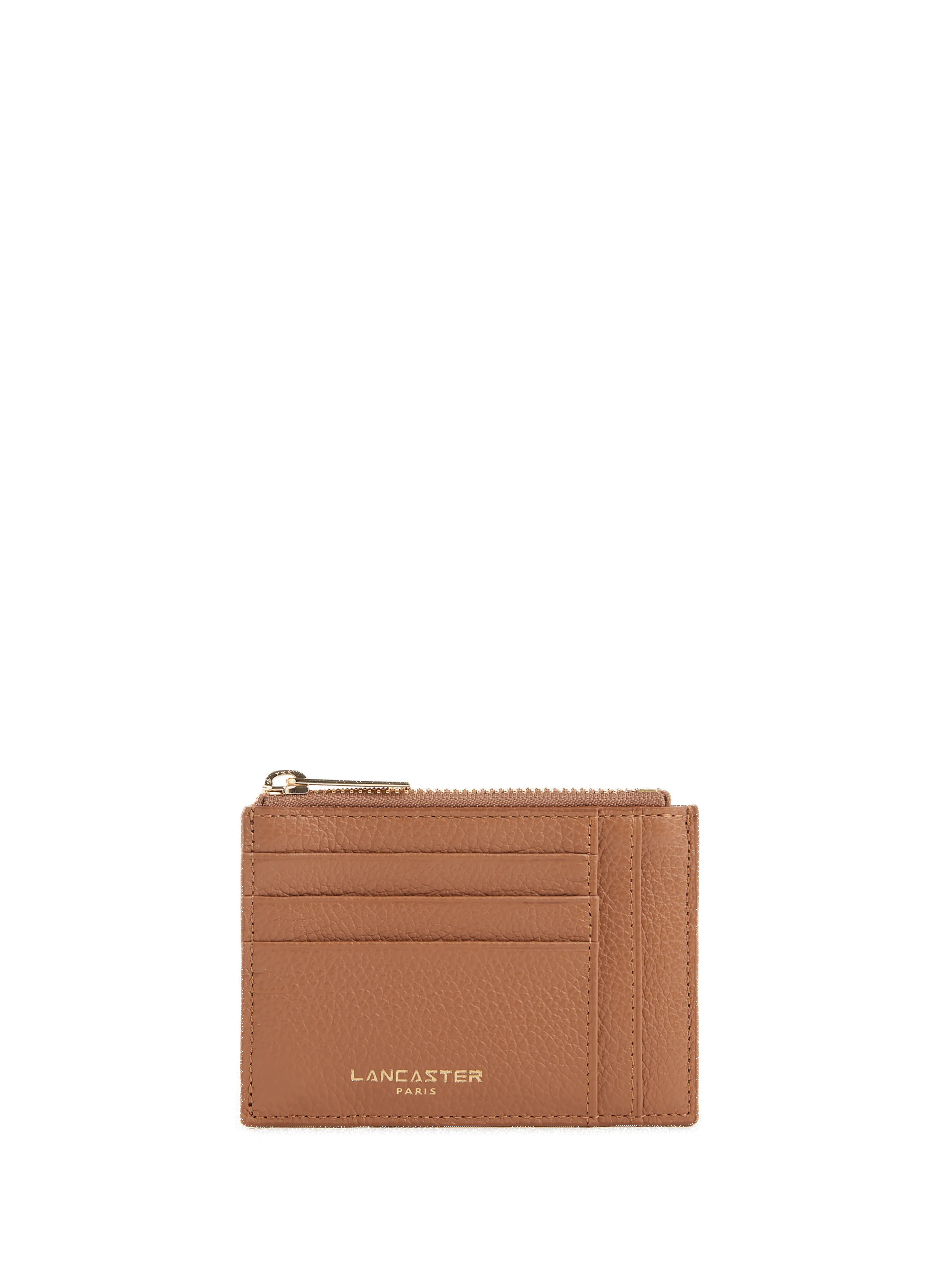 LANCASTER  Porte-cartes en cuir - Marron