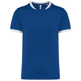 Maillot de rugby manches courtes - Unisexe - PA4027 - bleu roi 