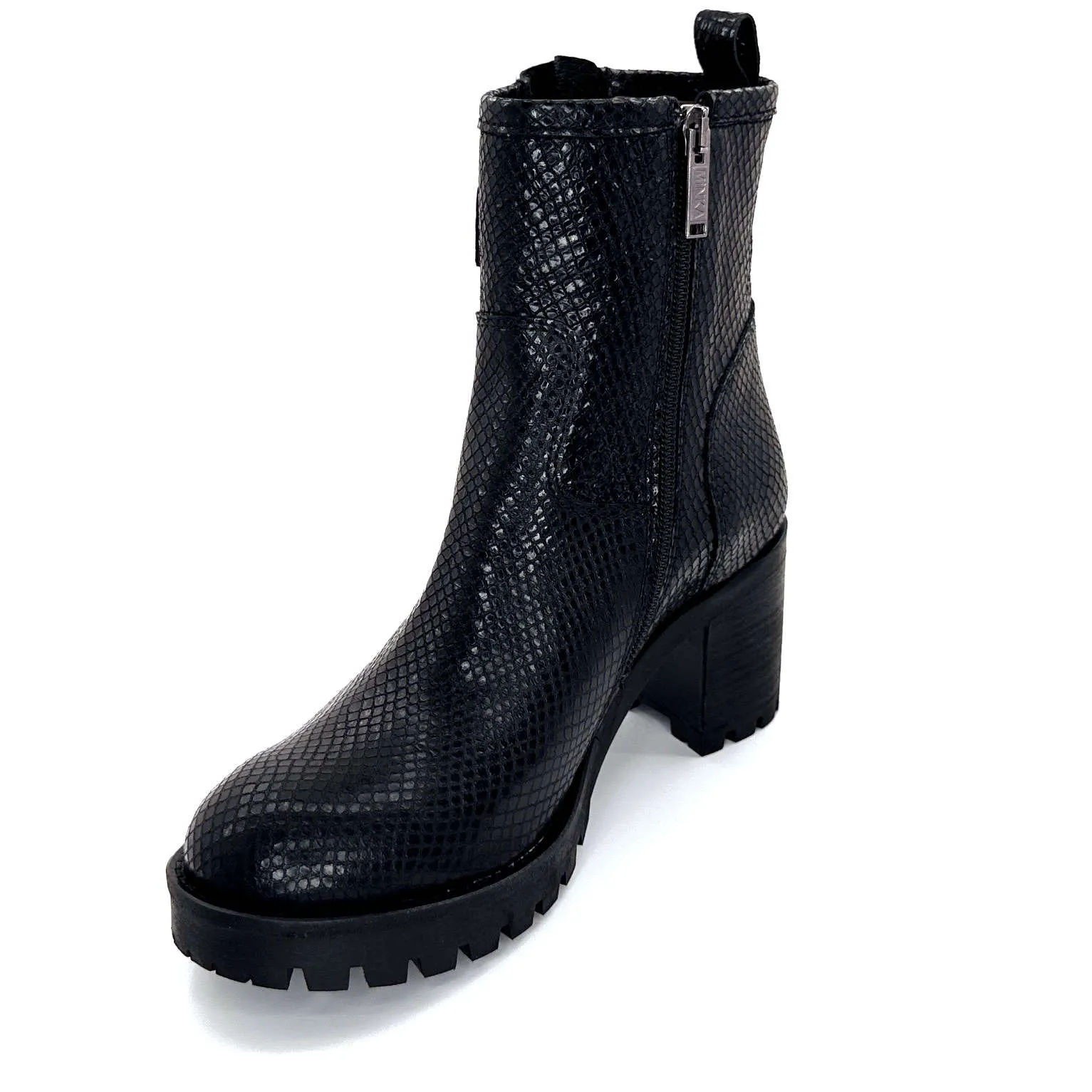 Minka Horace Cuir Snake Noir