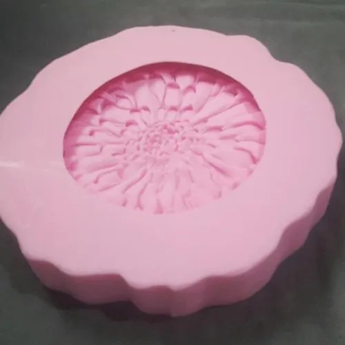 Moule silicone fleur 3d succulent  9cm pour réaliser des objets pâte polymère fimo argile wepam savon bougie résine k587 çb250