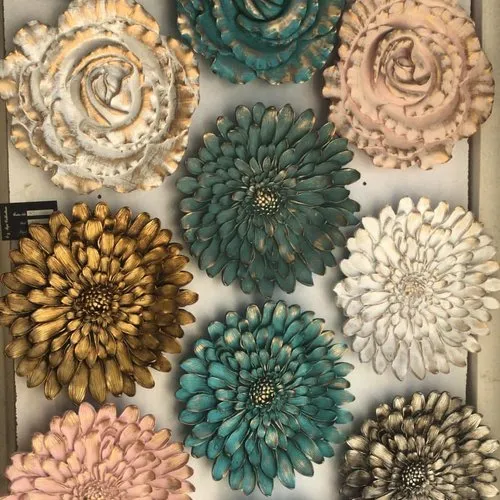 Moule silicone fleur soucis 27cm déco 3d pour plâtre porcelaine cire savon argile résine polyester ciment béton wepam k601 26k22