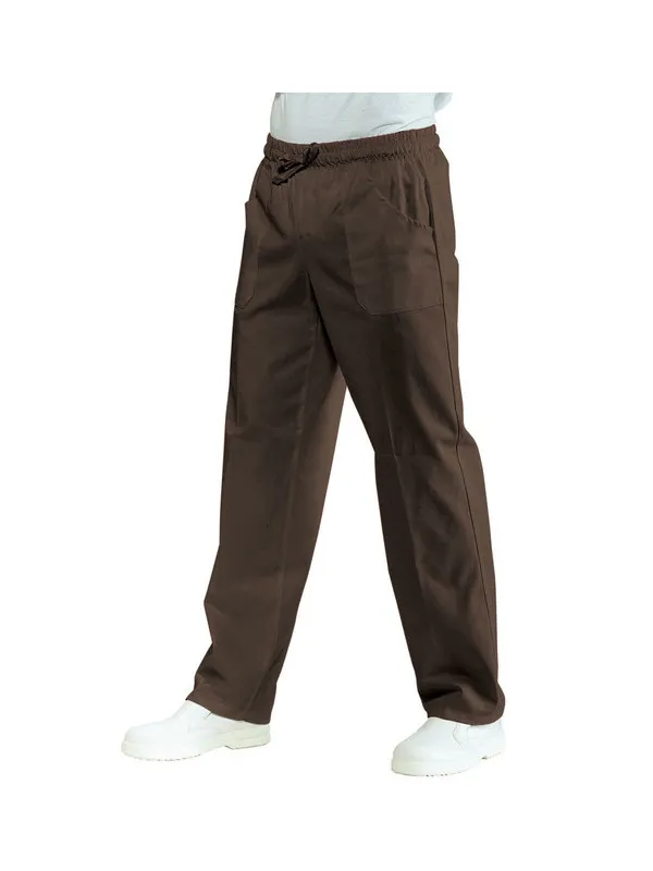 Pantalon Médical Mixte Taille Elastique Cacao