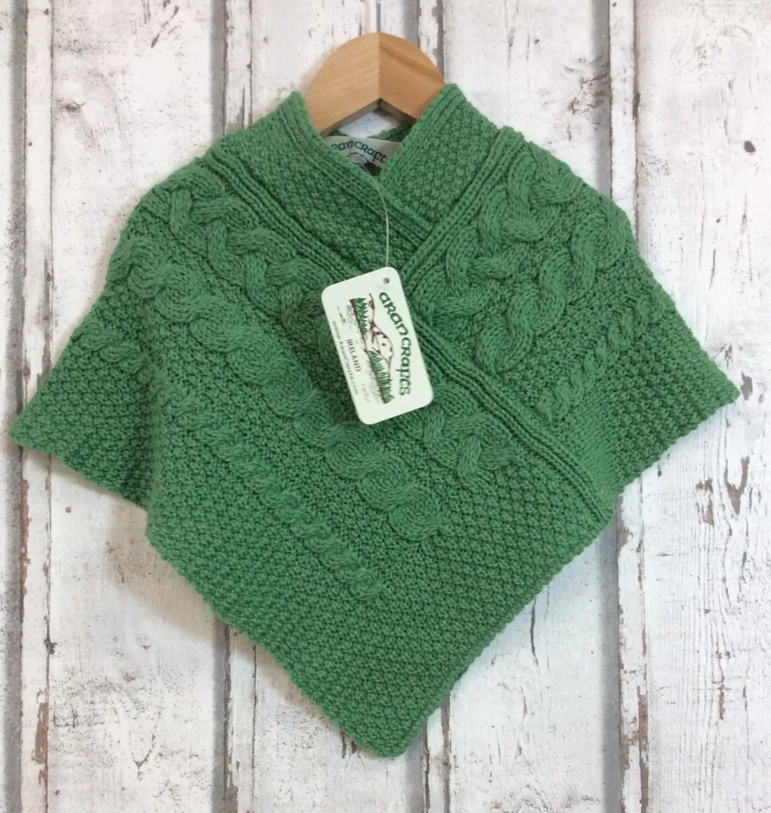 Poncho en pure laine