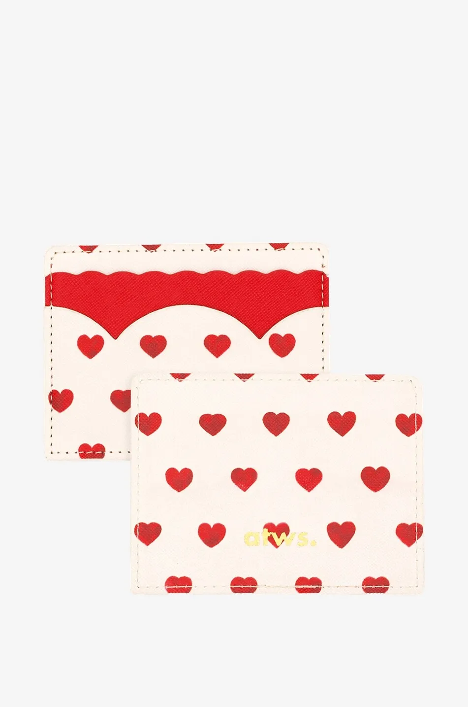 Porte-cartes imprimé Hearts