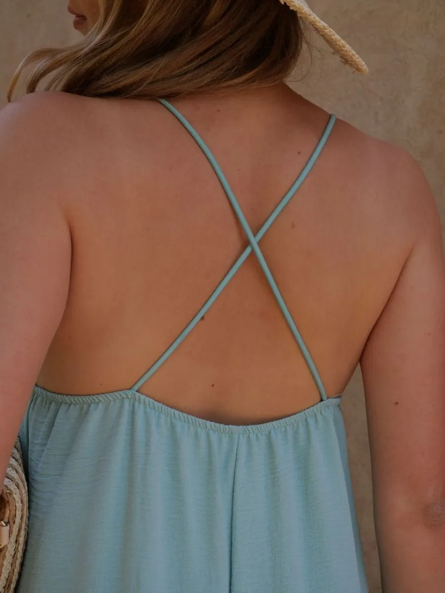 Robe longue Séréna Menthe
