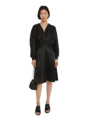 ROBE MIDI EFFET SATINé - AU PRINTEMPS PARIS pour FEMME | Printemps