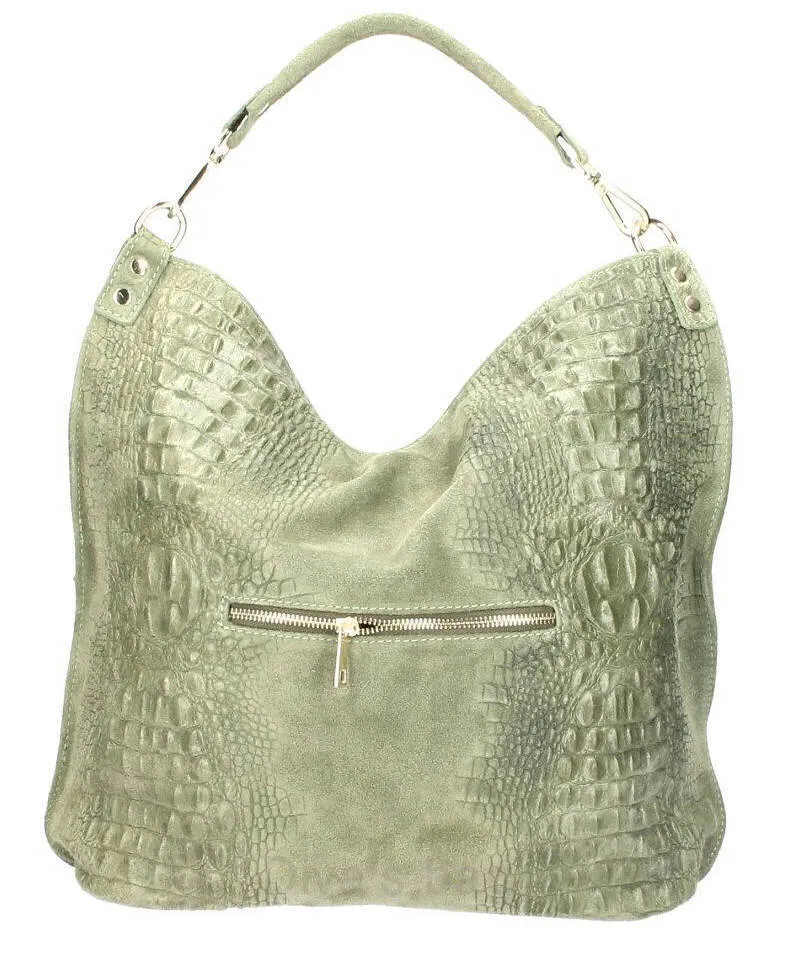 Sac cuir vachette vert menthe