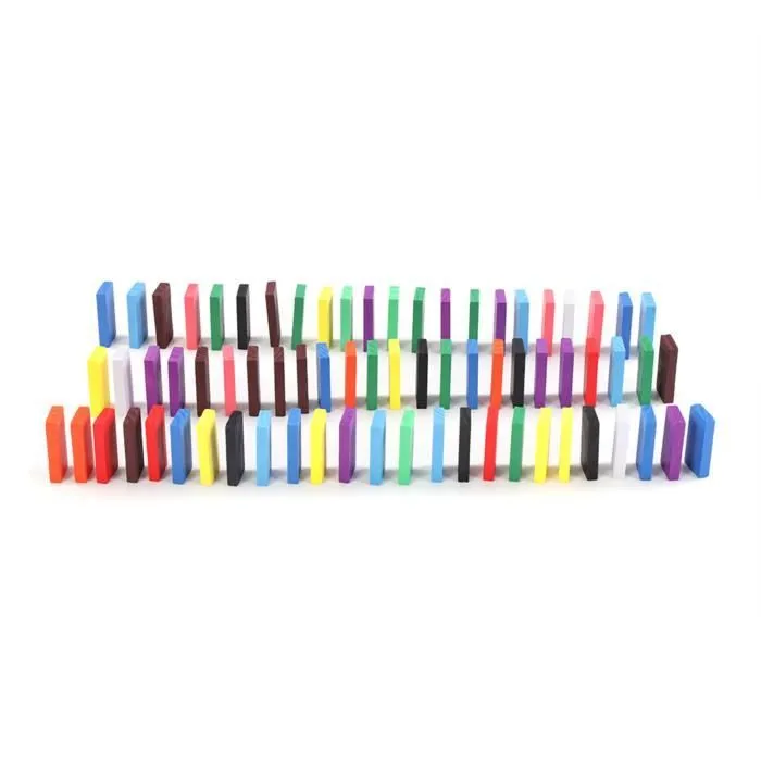 SALALIS Jouet en bois pour enfants 100 pièces/ensemble bébé jouet éducatif en bois enfants bloc construction jeu jeux casse-tete