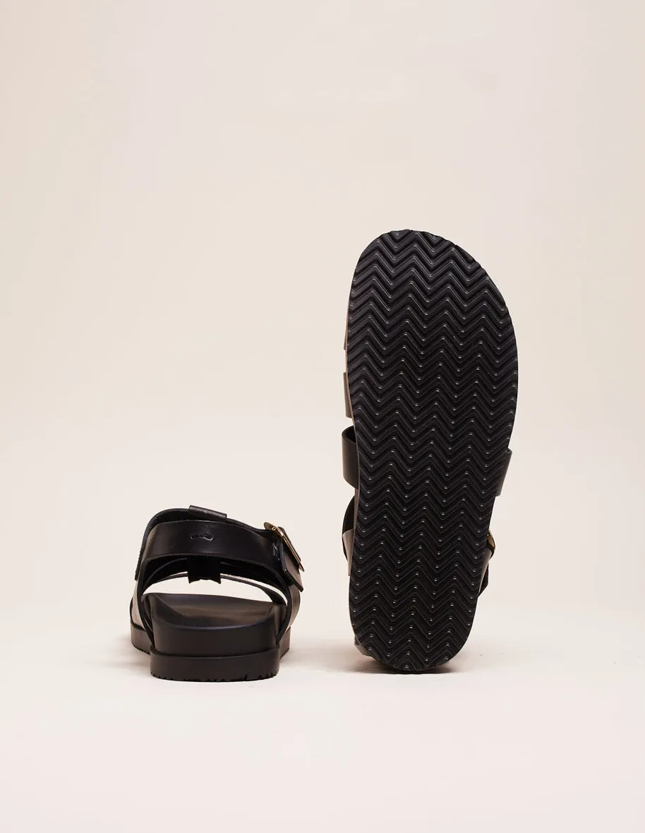 Sandales Scarlett - Cuir noir