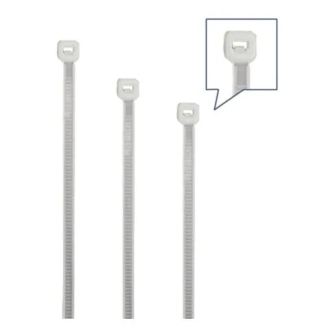Set de colliers de câblage 350-pces polyamide nature