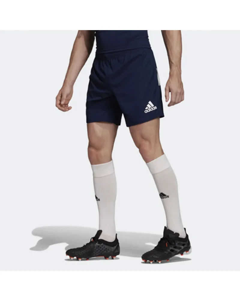 Short 3-Stripes Adidas Bleu - Boutique en Ligne Ô Rugby