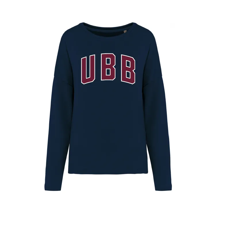 SWEAT FEMME BLEU MARINE RUGBY - UBB