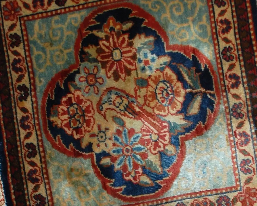 Tapis ancien Persan Dabir Kashan fait main, 1B488