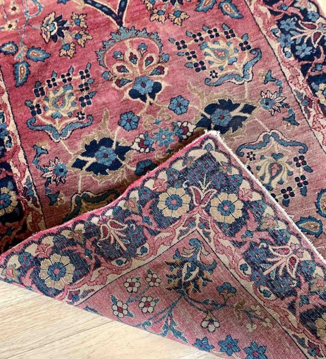Tapis ancien Persan Kerman fait main, 1B879
