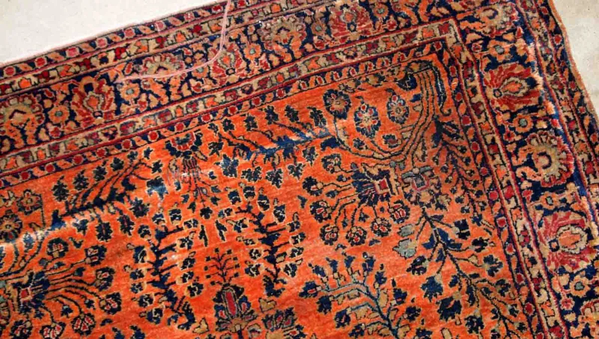 Tapis ancien Persan Sarouk fait main, 1B787