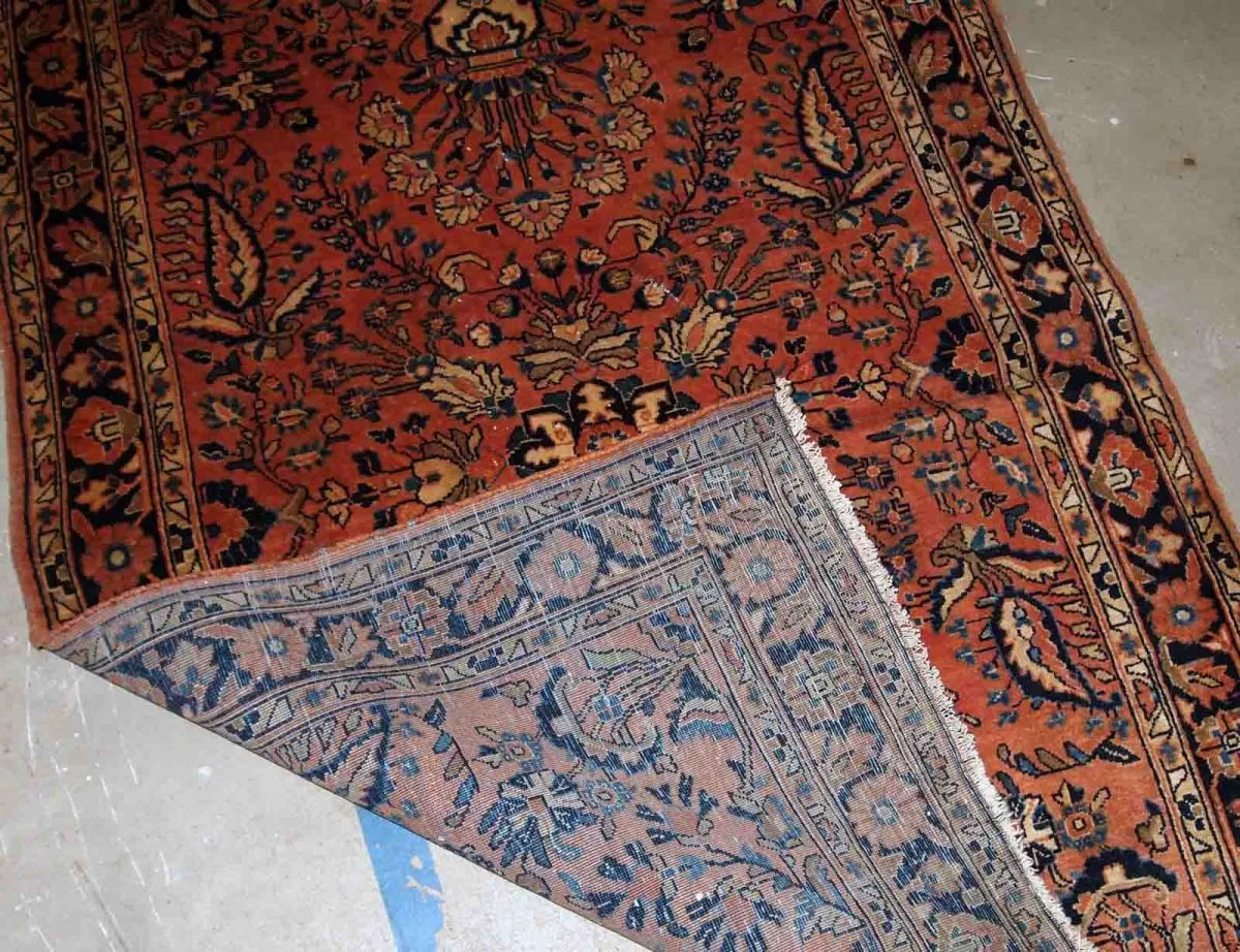 Tapis ancien Persan Sarouk fait main, 1B834