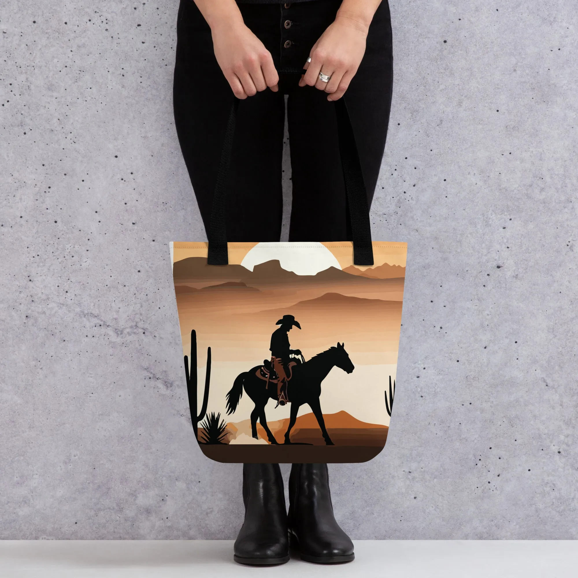 Tote bag Cowboy