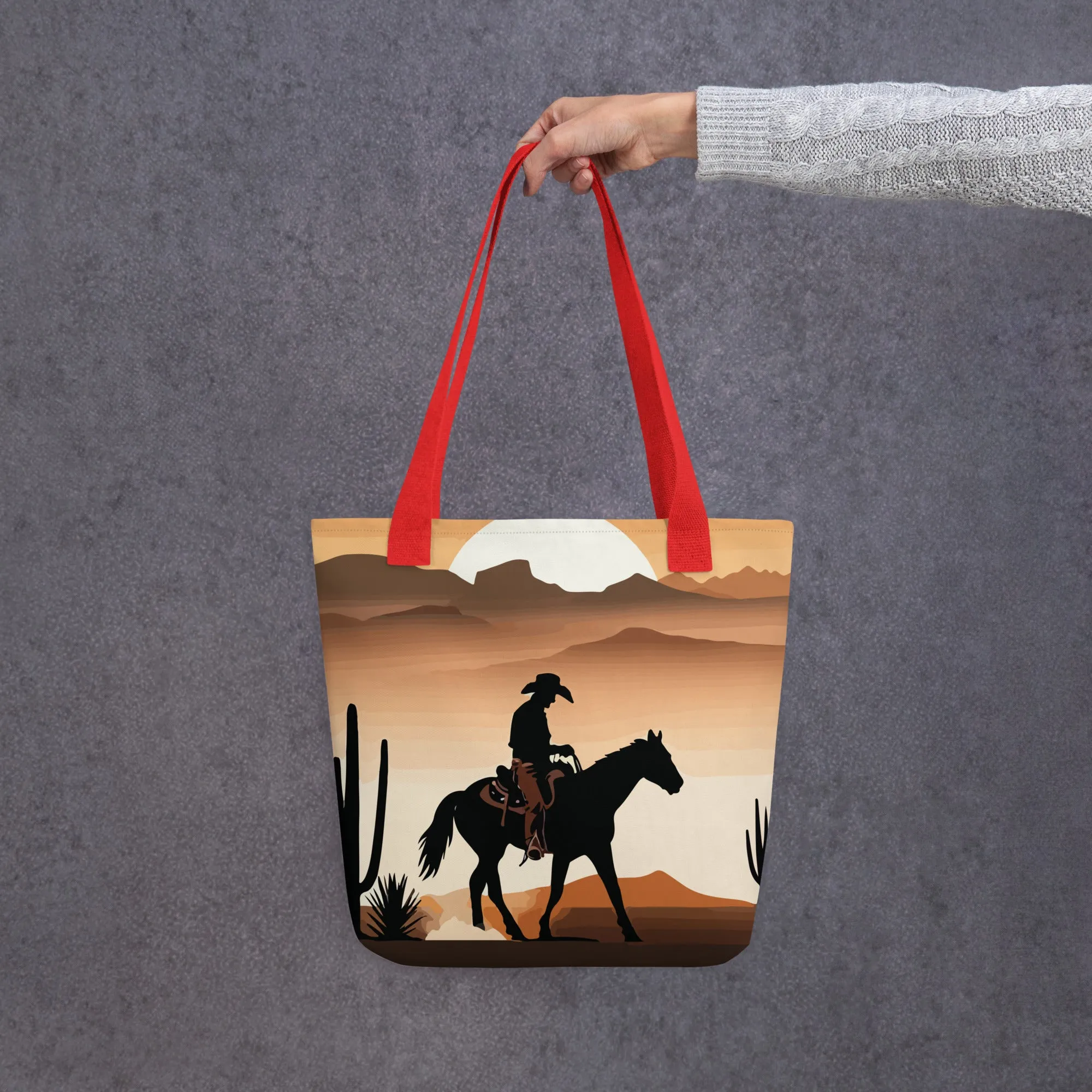 Tote bag Cowboy