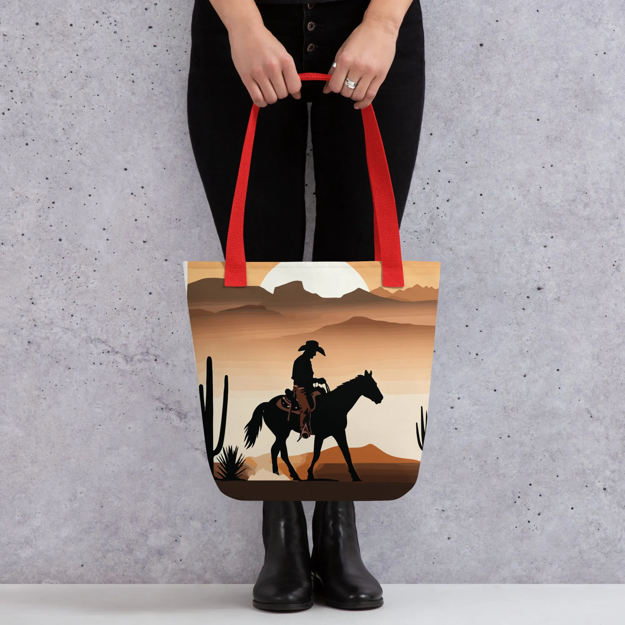 Tote bag Cowboy