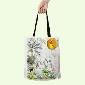 Tote bag Jungle Tropicale Editions Cartesdart