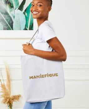Tote bag Mamiefique (effet paillettes)