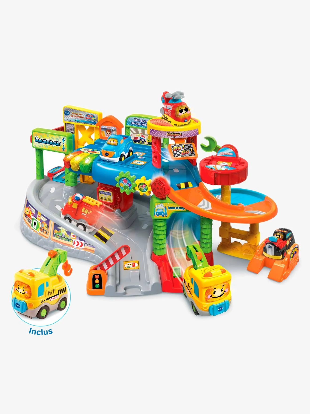 TUT TUT Bolides mon premier garage interactif VTECH multicolore - Vtech